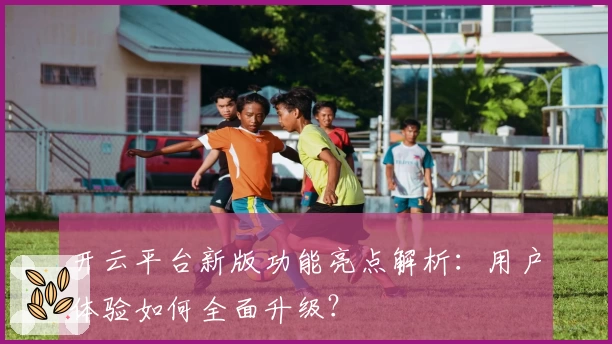 开云平台新版功能亮点解析：用户体验如何全面升级？